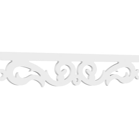 Ekena Millwork Corbin Architectural Grade PVC Running Trim, 8"H x 5/8"P x 48"L RUNP08X0625X48CRB
